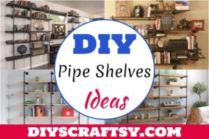 30 DIY Pipe Shelves Ideas For Budget-friendly - DIYsCraftsy