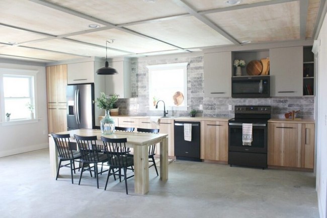 DIY Plywood Kitchen Cabinet
