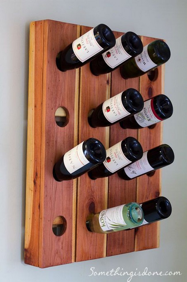 DIY Wine Rack Idea
