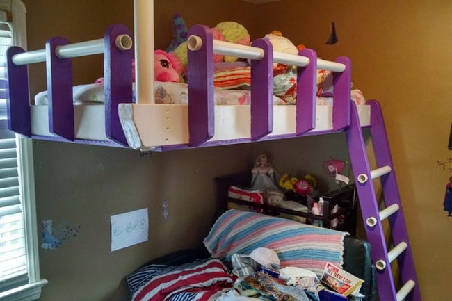 Floating Loft Bed