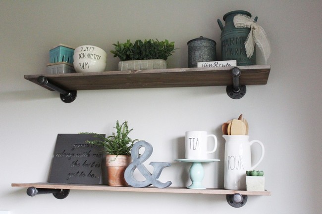 How To Build Pipe Shelves
