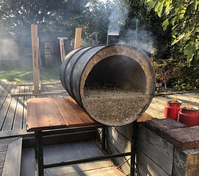 Oil Drum Pizza Oven DIY