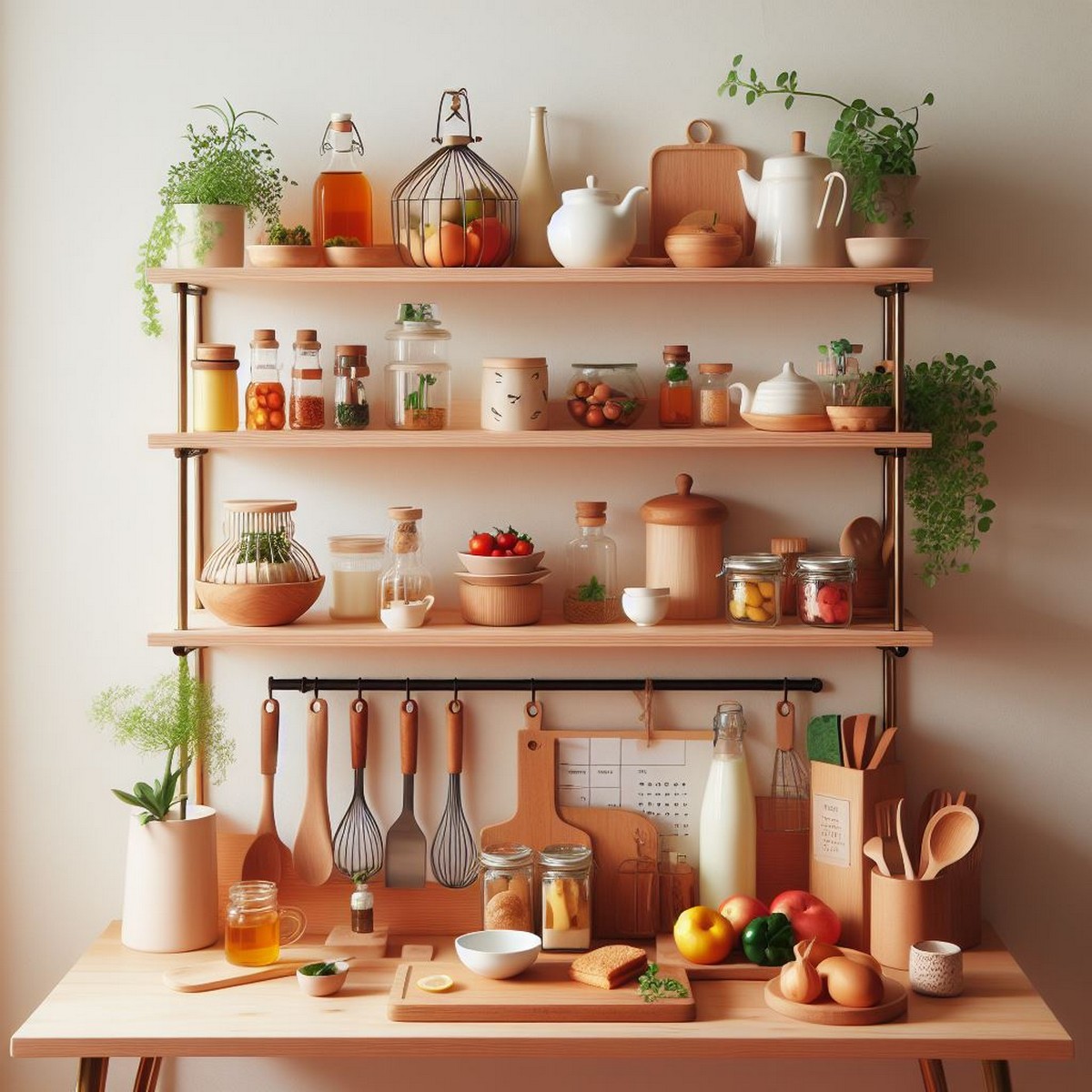 22 DIY Kitchen Shelves Ideas To Update Kitchen Storage - DIYsCraftsy