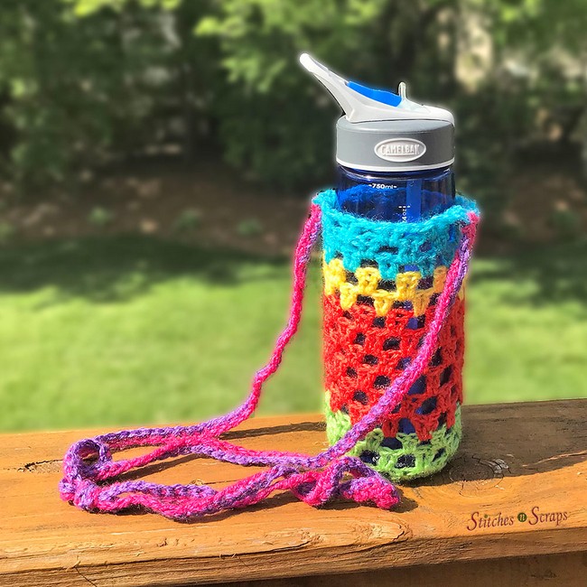 Simply Scrappy Water Bottle Holder Pattern