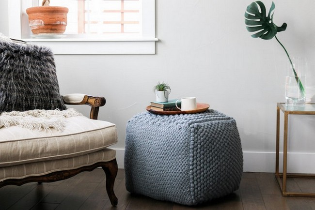 The Sampler Pouf Pattern