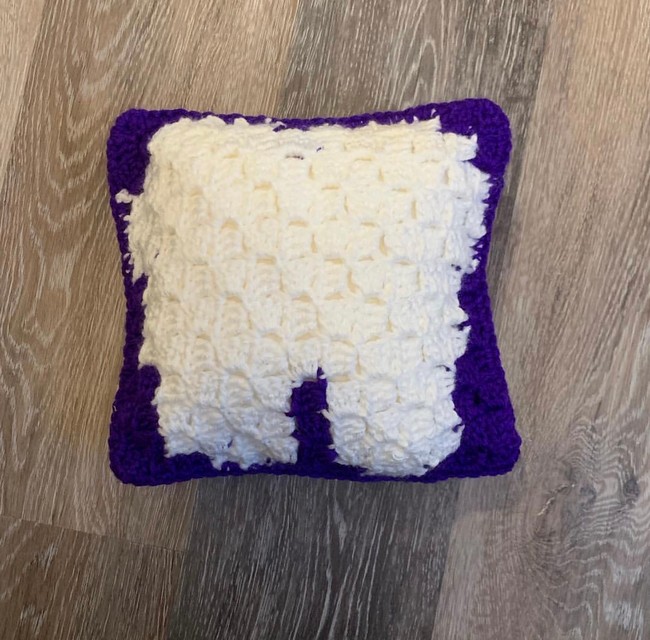 Tooth Fairy Pillow C2C Crochet Pattern