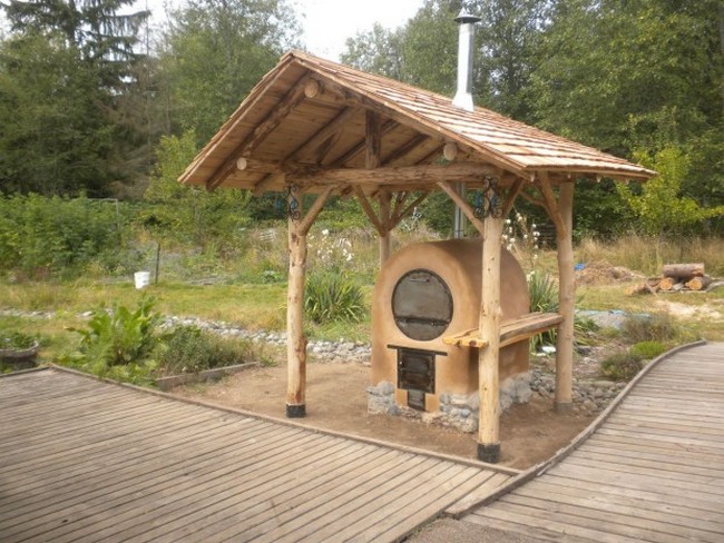 Wood Fired Barrel Pizza Oven