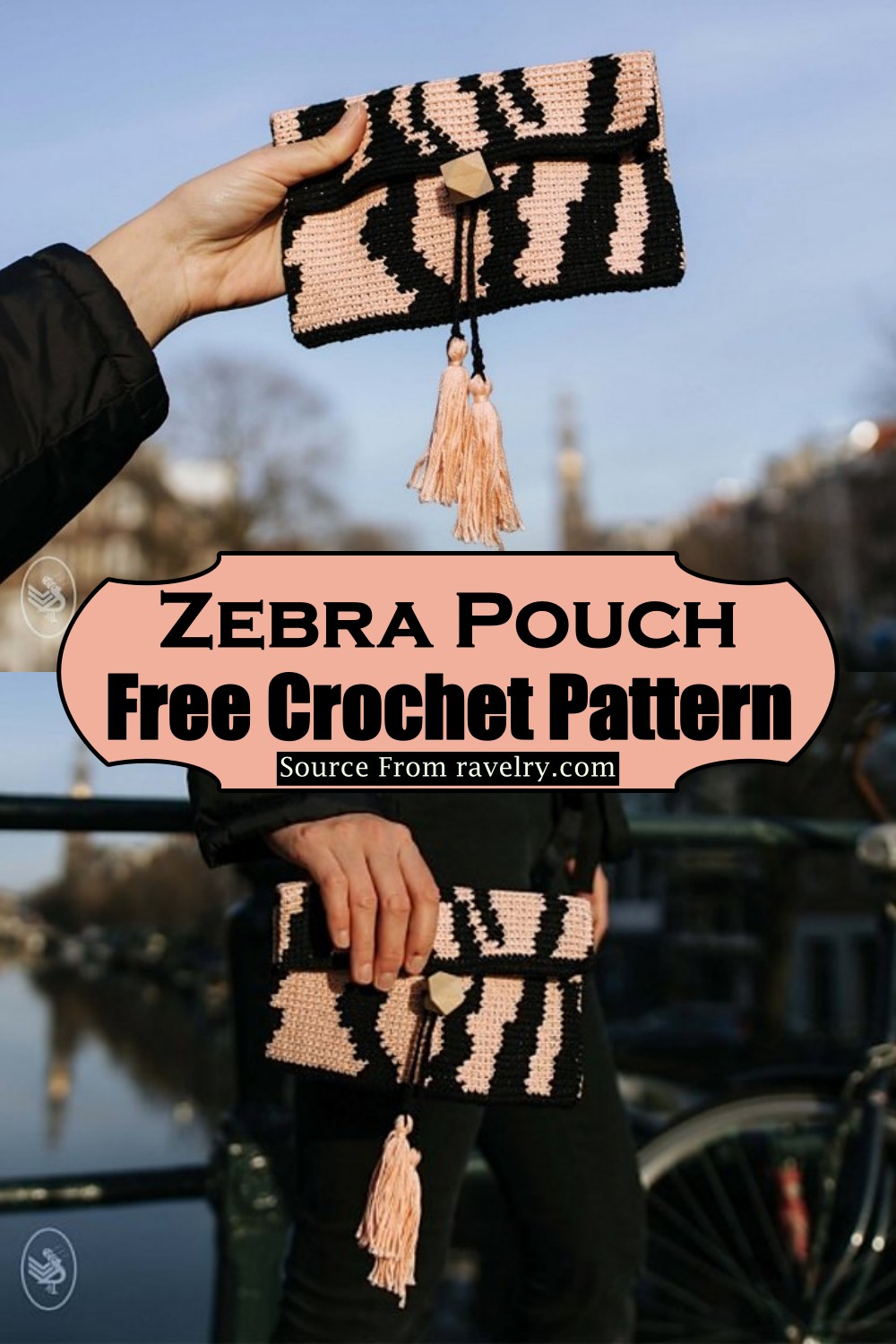 Zebra Pouch Pattern