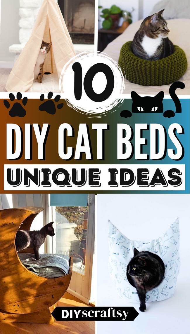 10 DIY Cat Bed Ideas That Anyone Can Do It
