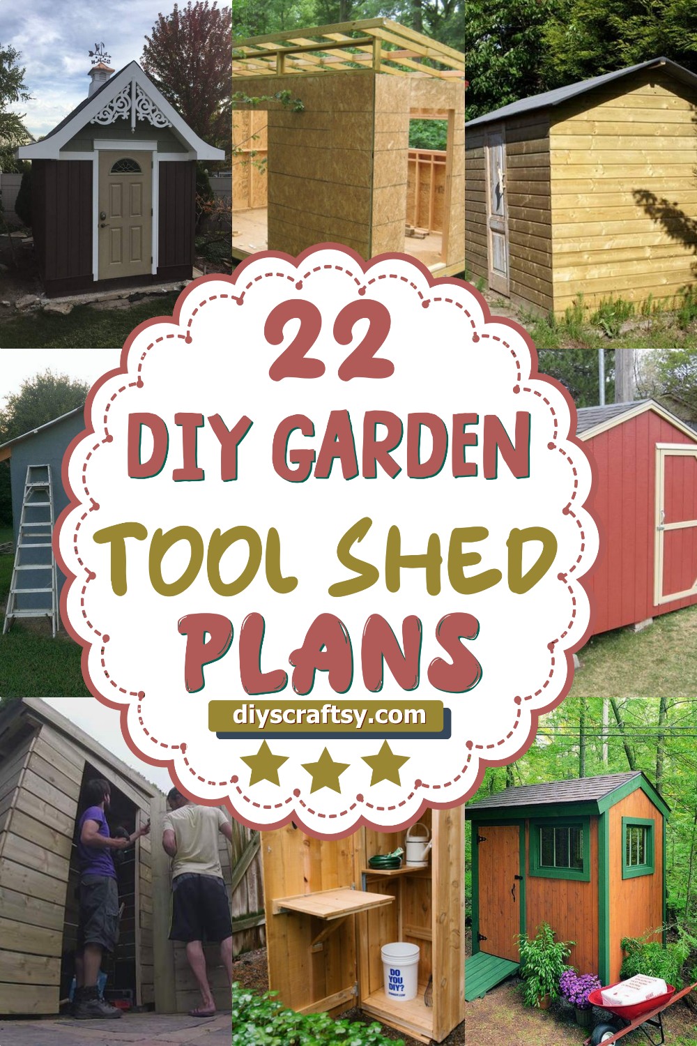22 DIY Garden Tool Shed Plans For Gardening Tools