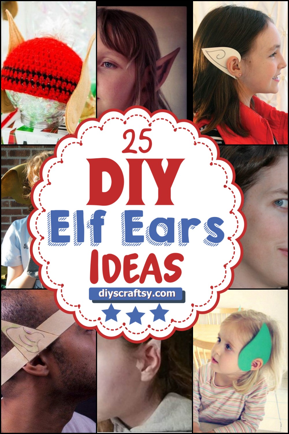 25 DIY Elf Ears Ideas - How To Make Elf Ears - DIYsCraftsy - How To Put On Elf Ears