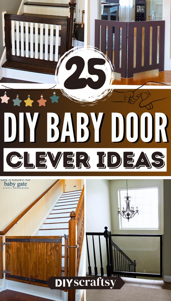 25 Homemade DIY Baby Gate Plans
