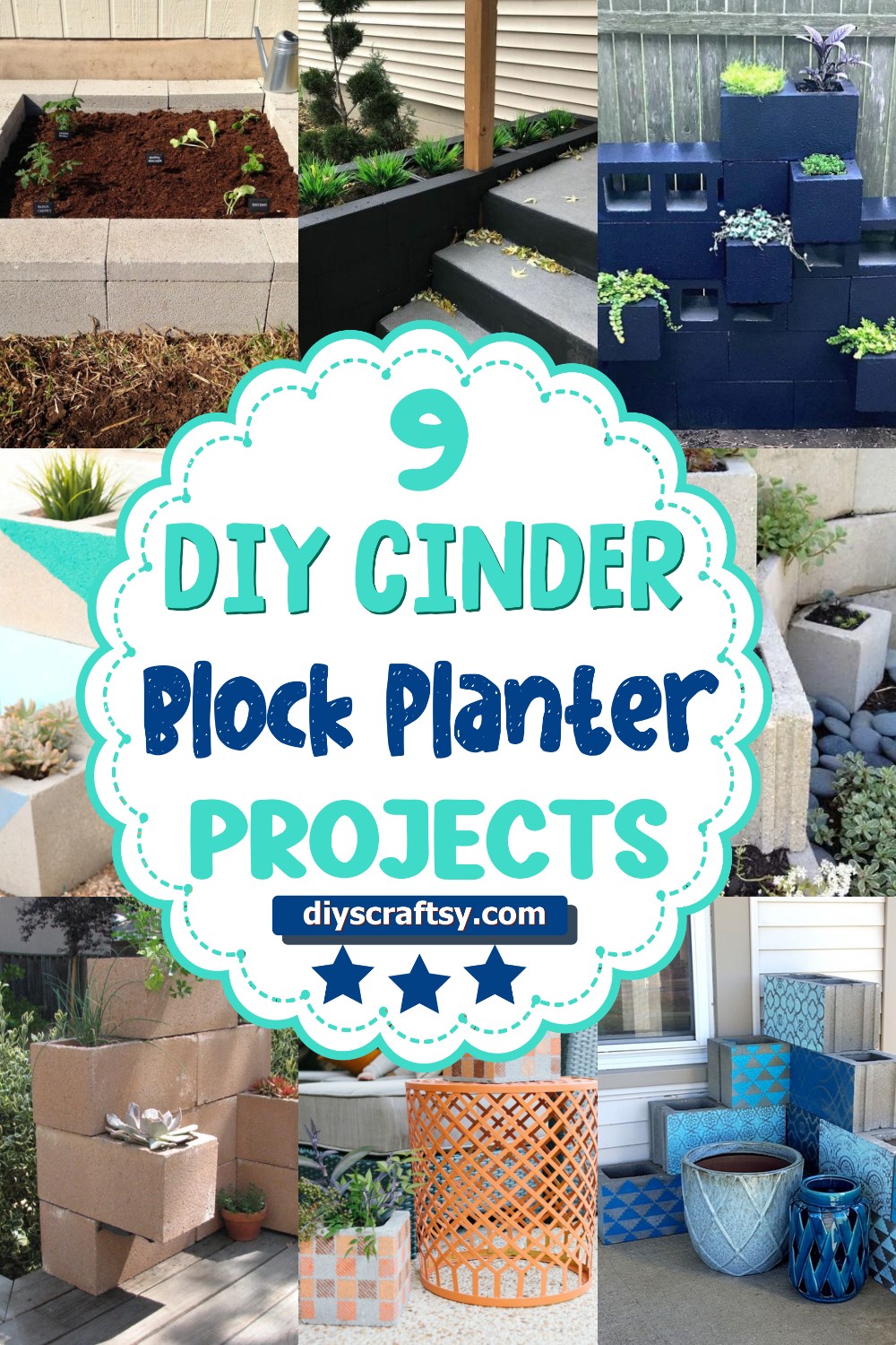 9 DIY Cinder Block Planter Projects And Ideas