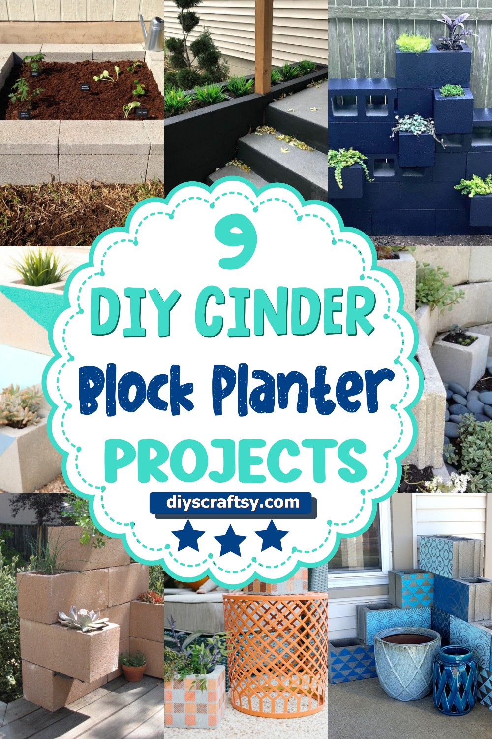 3 DIY Cinder Block Projects – Craft Box Girls