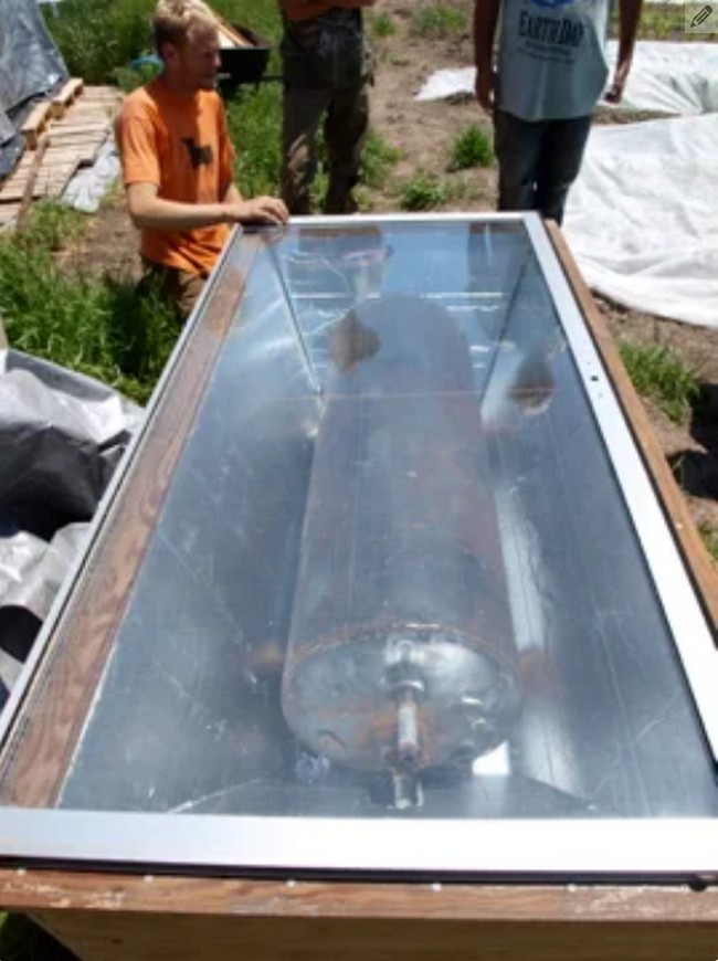 DIY Batch Solar Water Heater