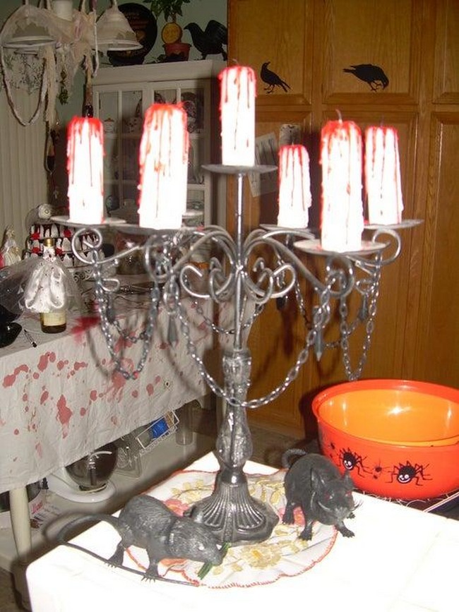 DIY Bloody Candelabra