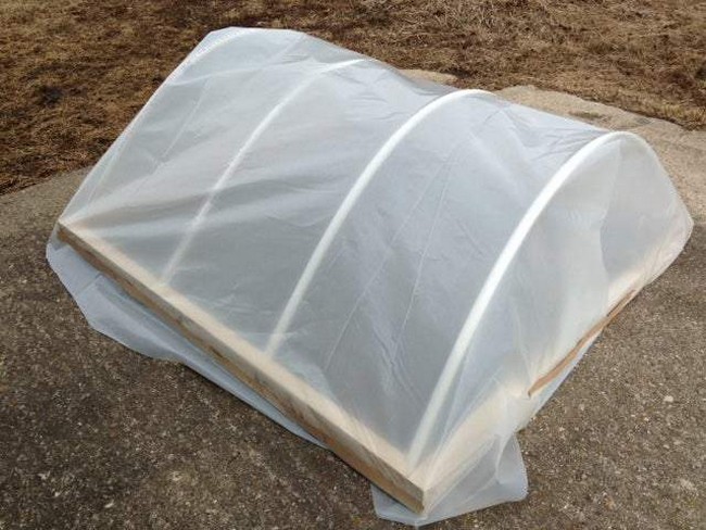 DIY Cold Frame Hoop House