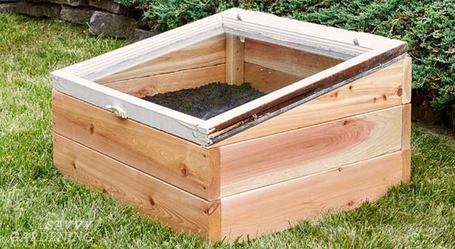 DIY Cold Frame Using Old Window