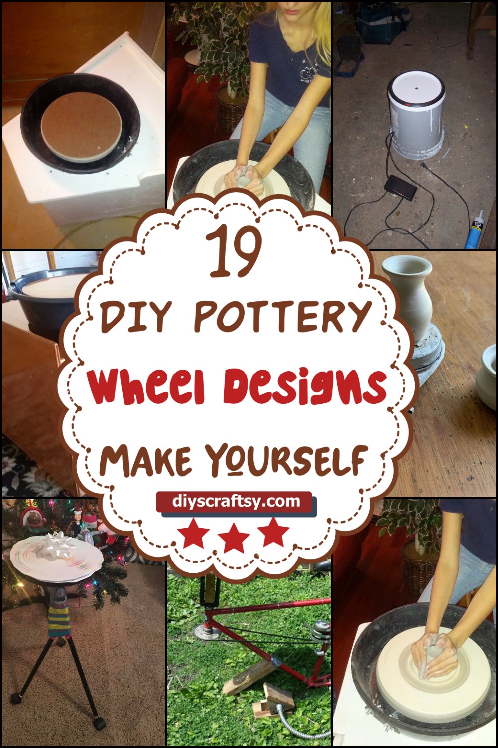 DIY Pottery Wheel Designs You Can Make Yourself DIYsCraftsy