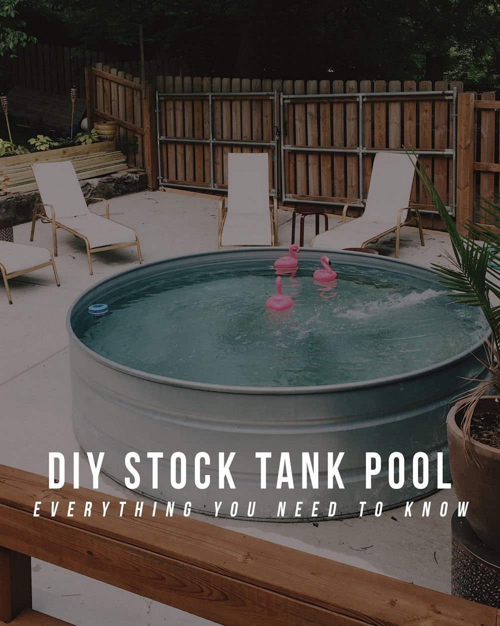 DIY Stock Tank Pool