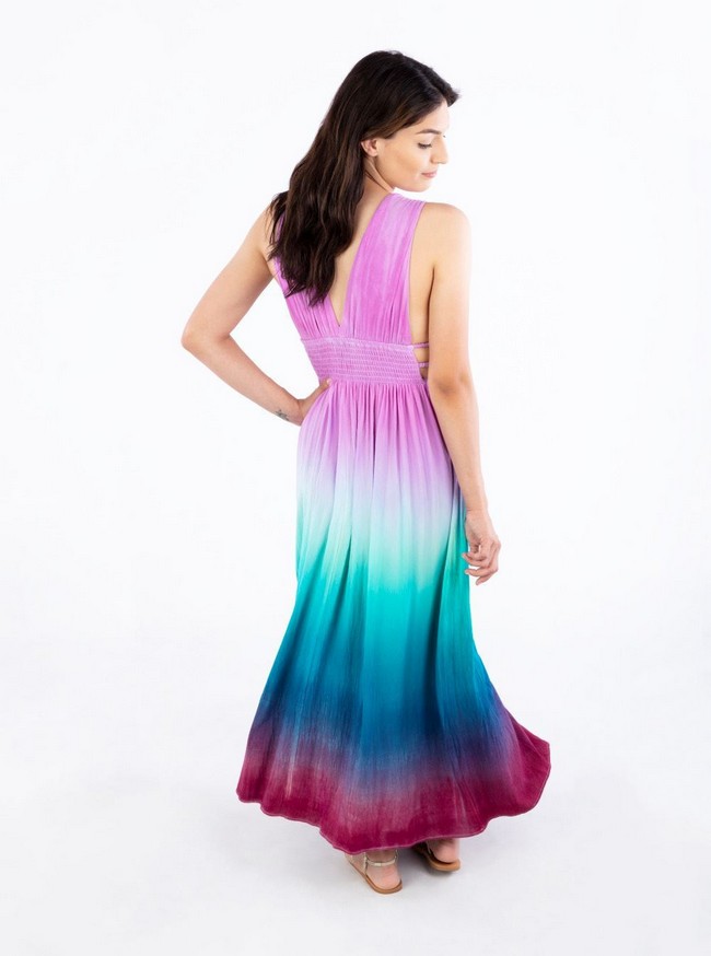 DIY Tie Dye Maxi Dress