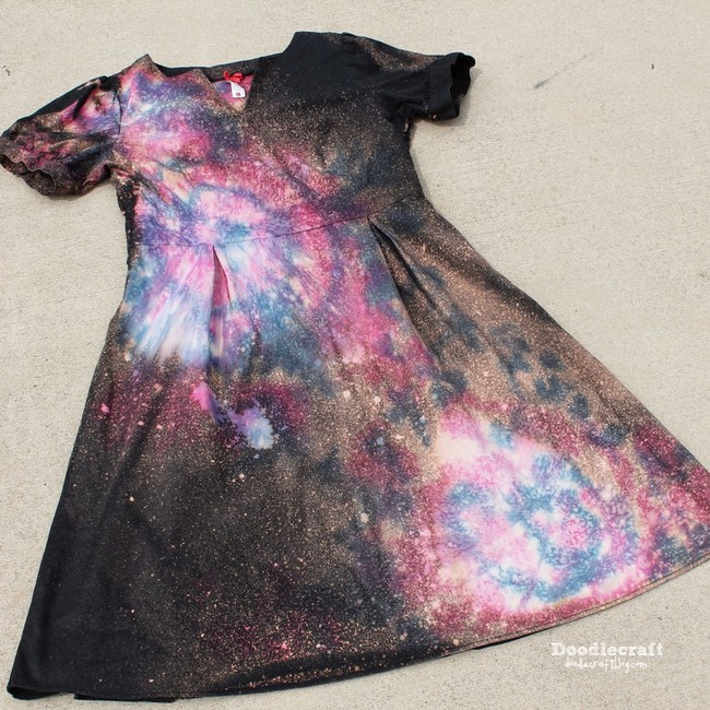 How To Make A Galaxy Dress With Tie Dye