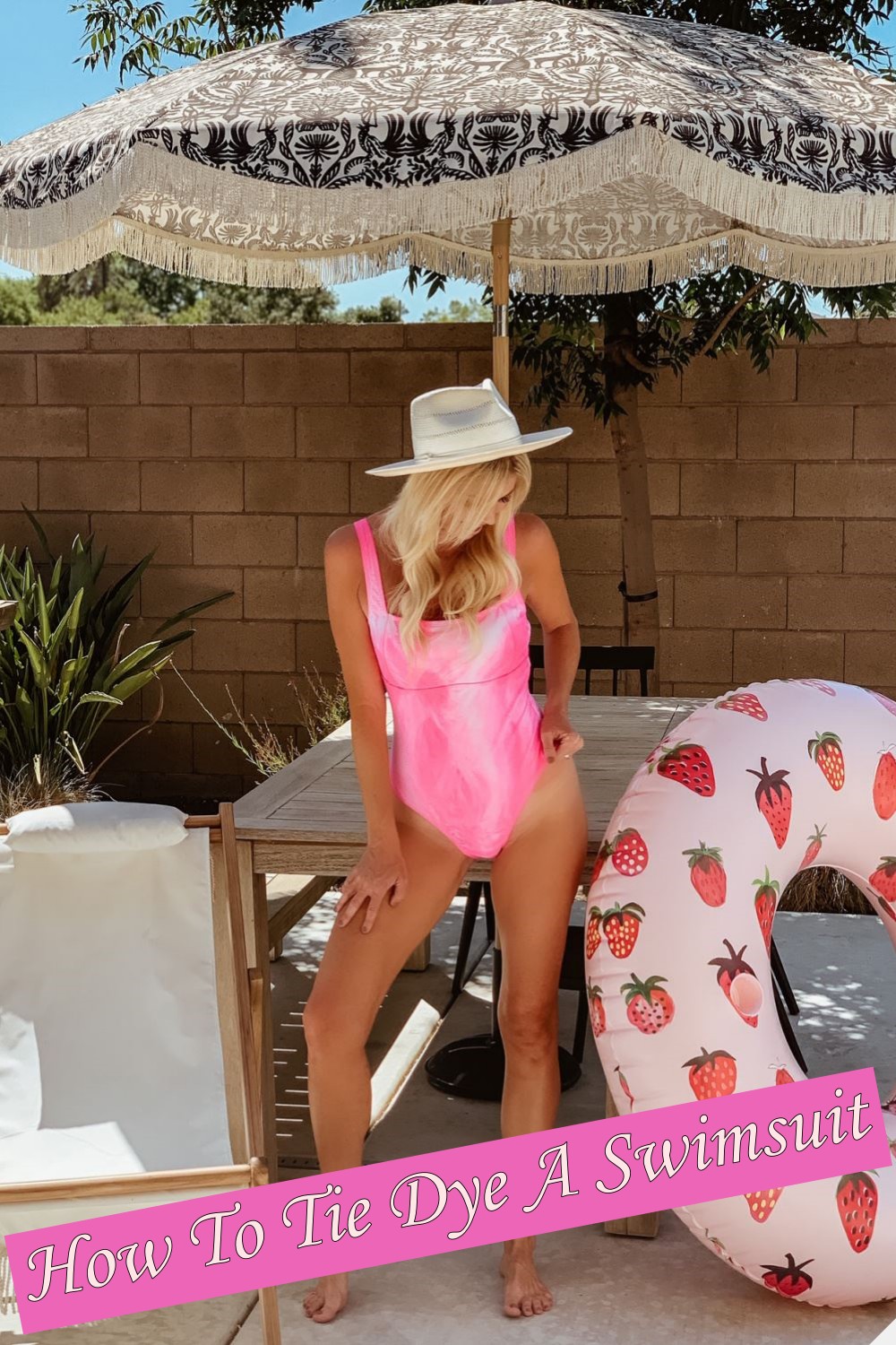 How To Tie Dye A Swimsuit