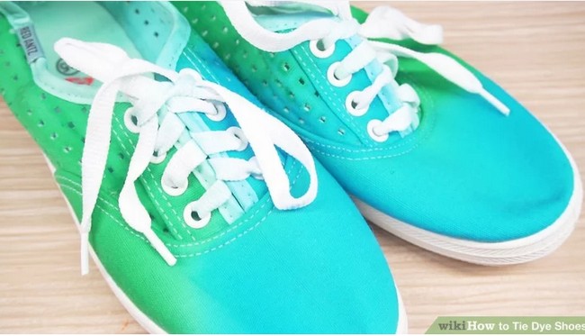 How To Tie Dye Shoes