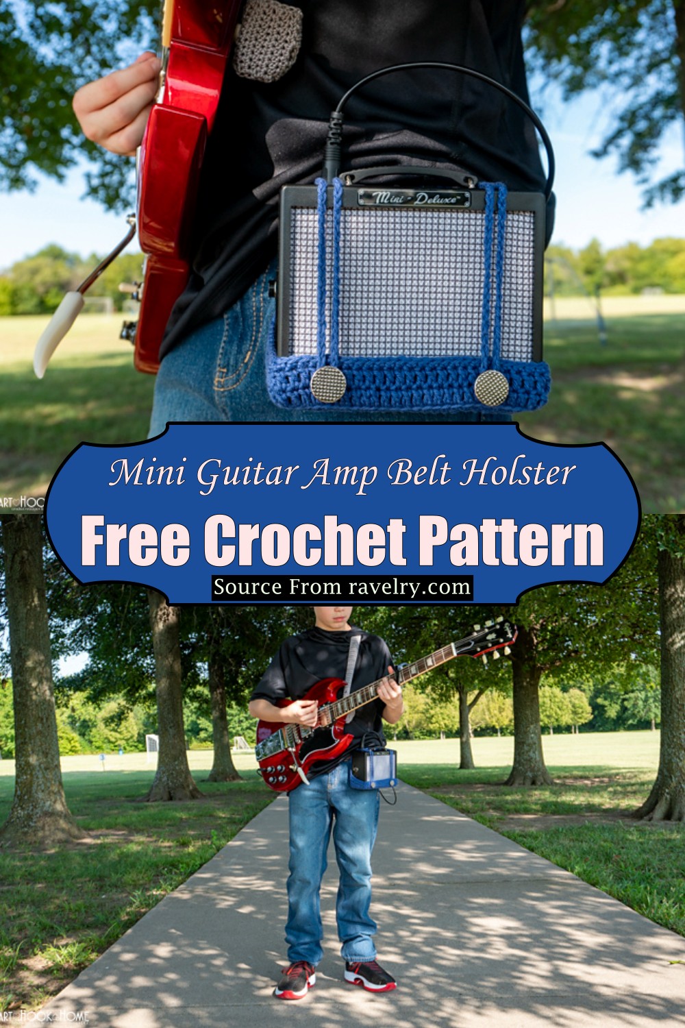 Mini Guitar Amp Belt Holster
