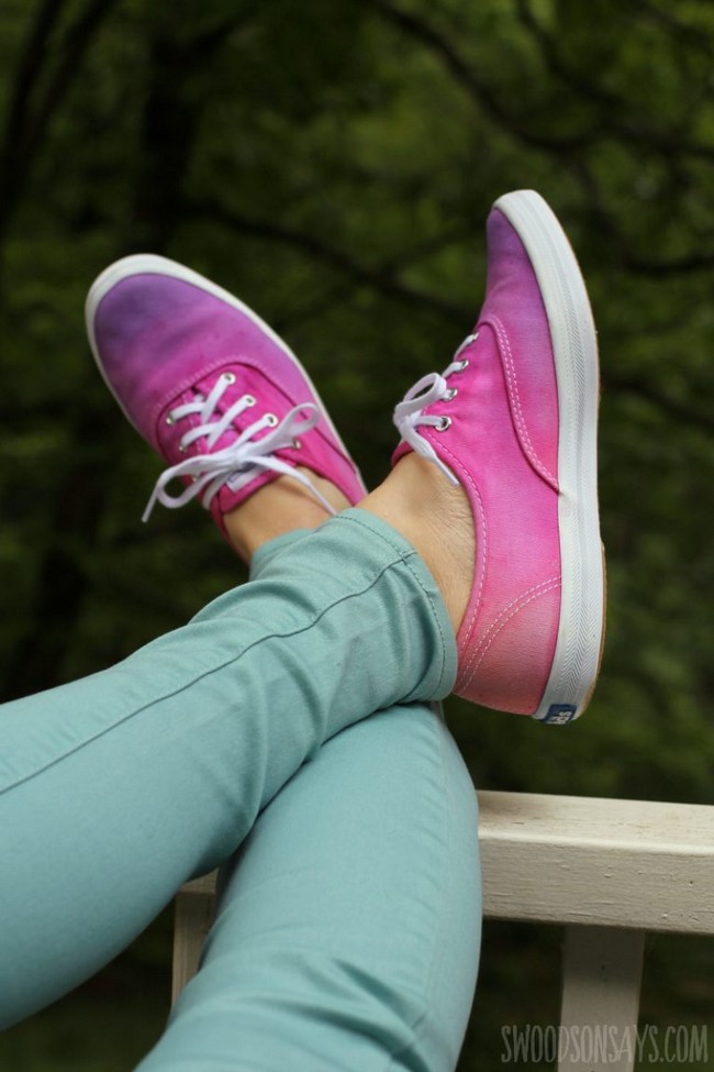 The Easy Way How To Tie Dye Shoes