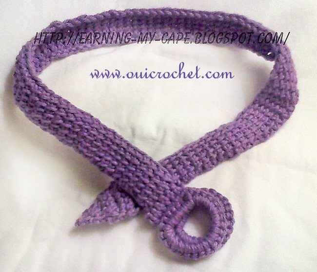 Tunisian Stitch Belt