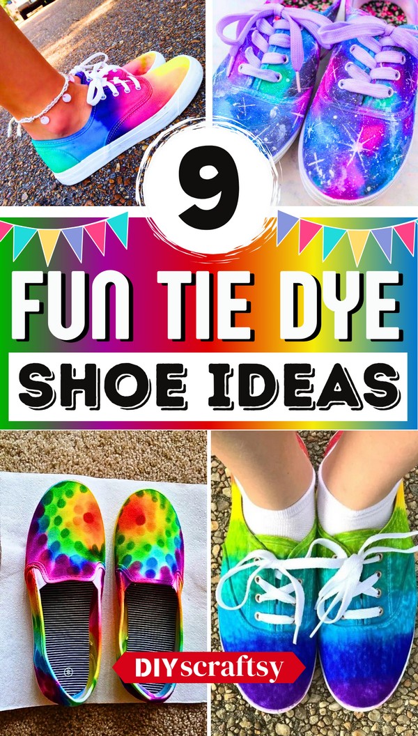 10 DIY Tie Dye Shoes - How Do You Make Tie Dye Shoes
