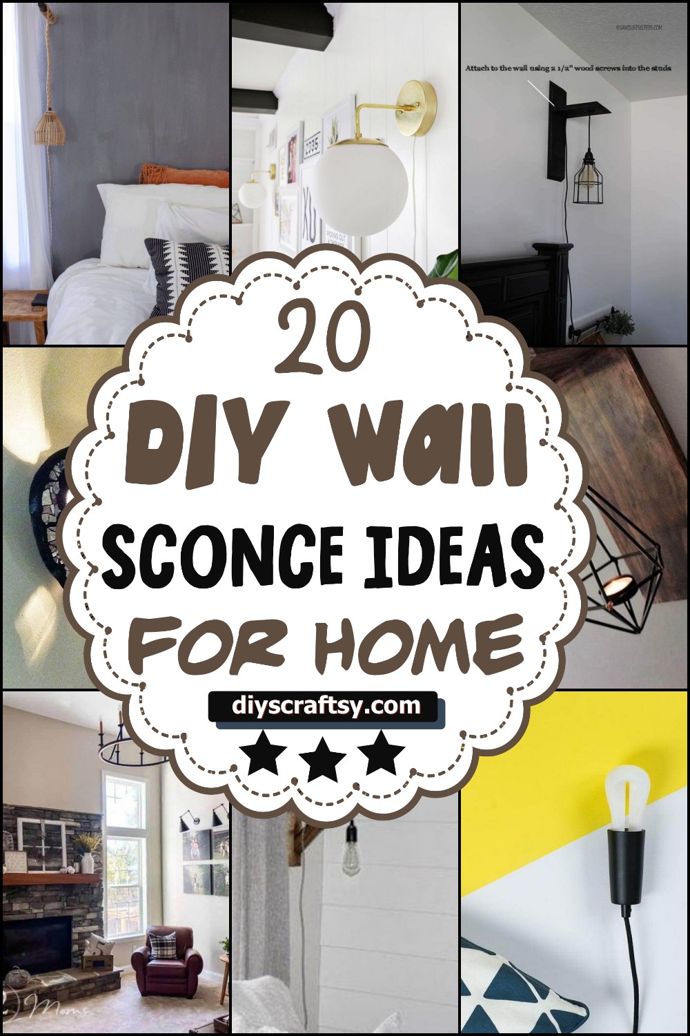 20 DIY Wall Sconce Ideas For Home