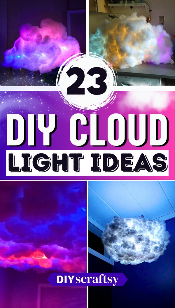 23 DIY Cloud Light Projects - How To Make A DIY Cloud Light