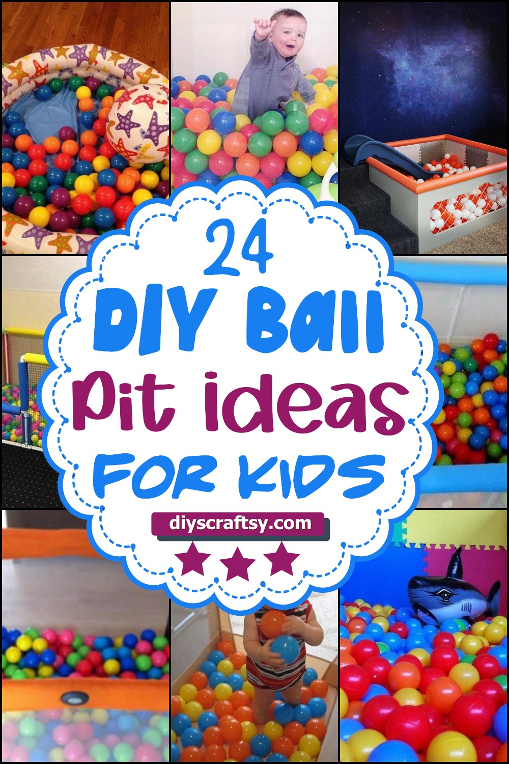 24 DIY Ball Pit Ideas For Kids DIYsCraftsy