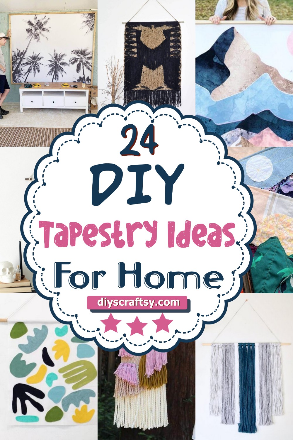 24 DIY Tapestry Ideas For Home DIYsCraftsy
