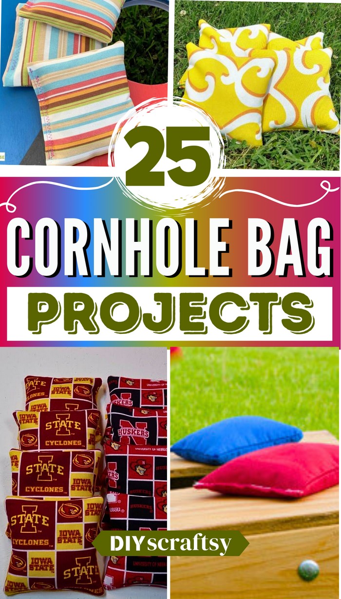 25 DIY Cornhole Bags Ideas