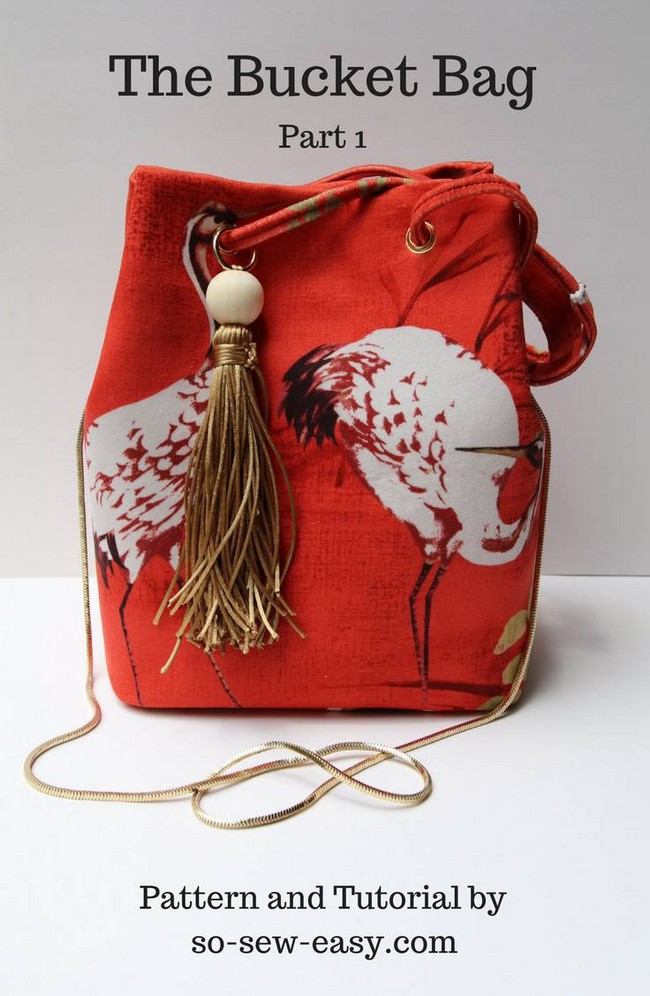 DIY Bucket Pattern Crossbody Bag