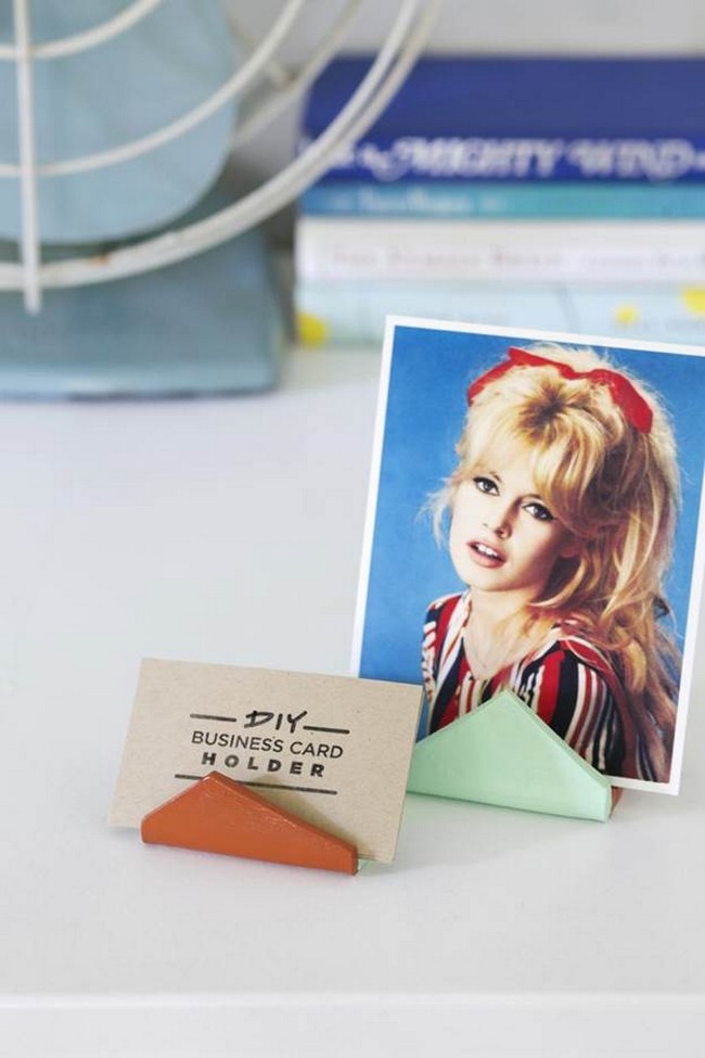 DIY Business Card Holder