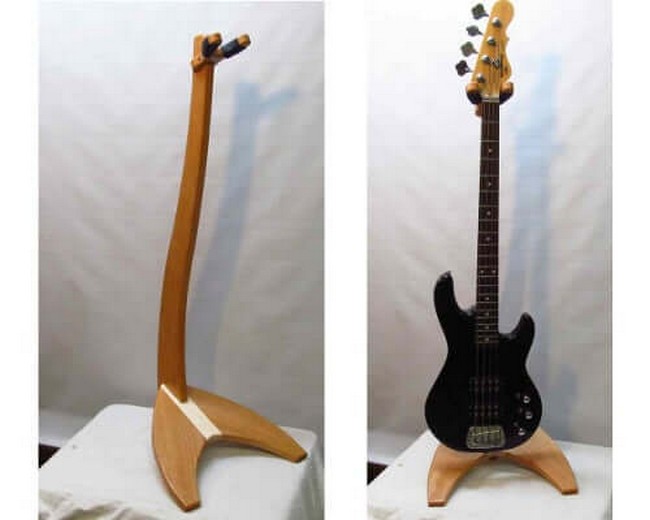 DIY Cherry Guitar Stand