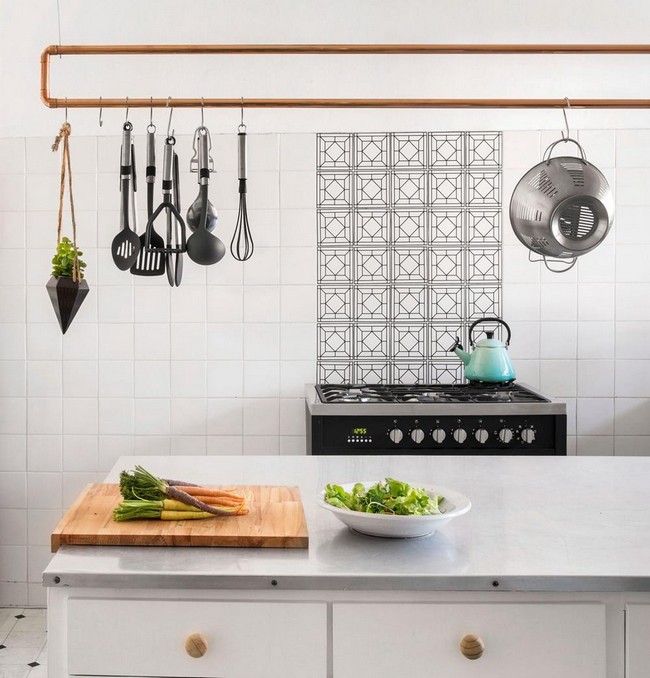 DIY Copper Piping Pot Rack