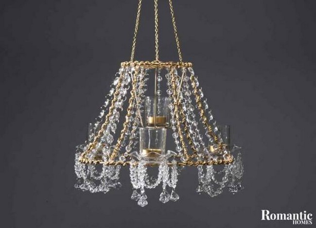 DIY Crystal Chandelier