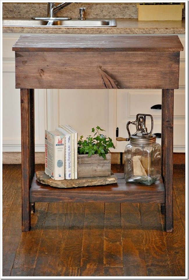DIY Farm House Style Kitchen Island