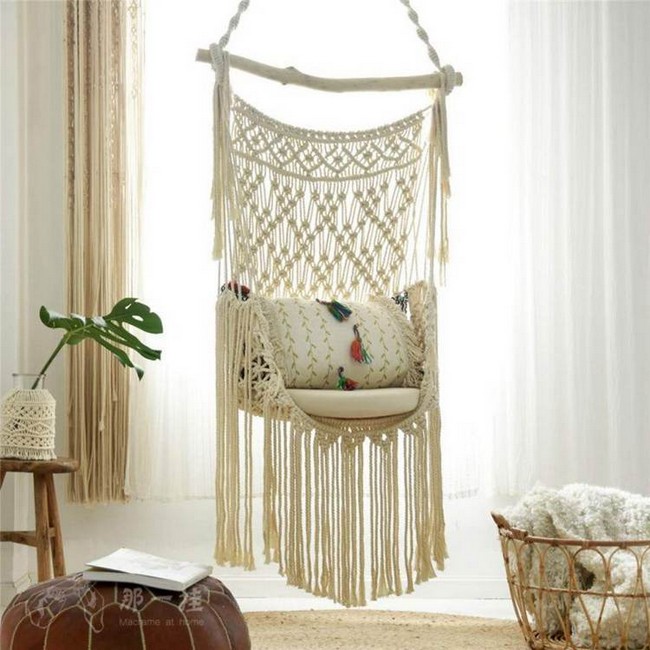 DIY Macrame Hanging Chair
