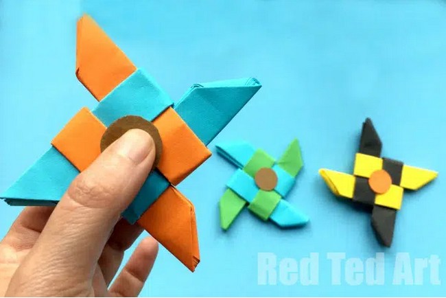DIY Ninja Fidget Spinner Using Paper