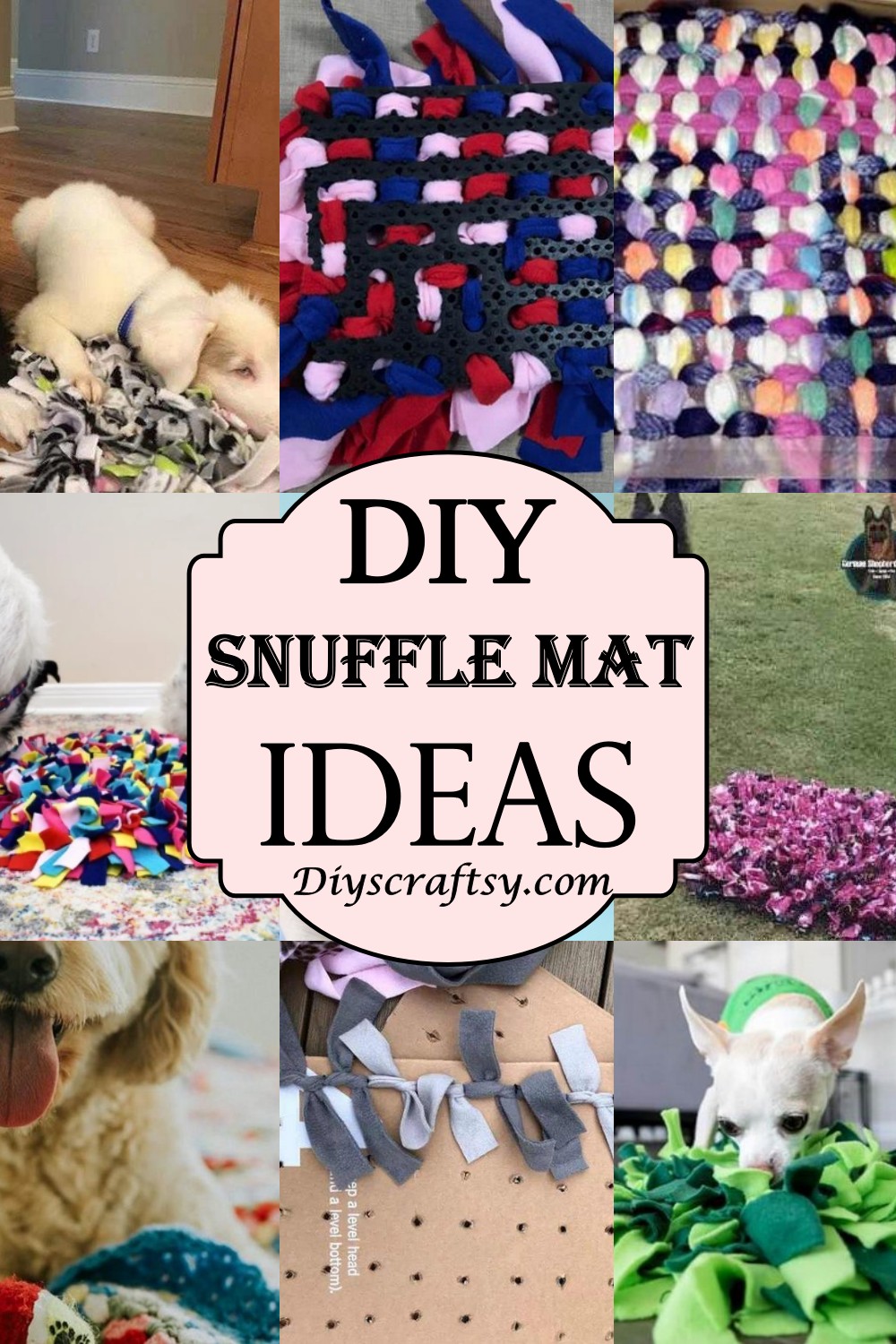23 DIY Snuffle Mat Ideas You Can Make Easily DIYS Craftsy