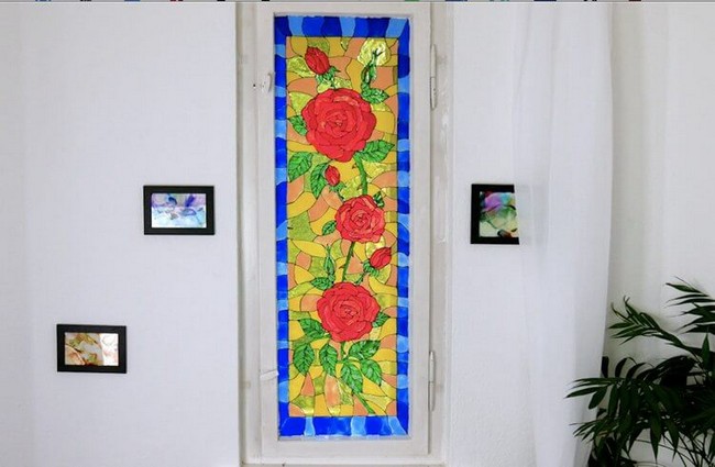 DIY Stained Glass Window 1