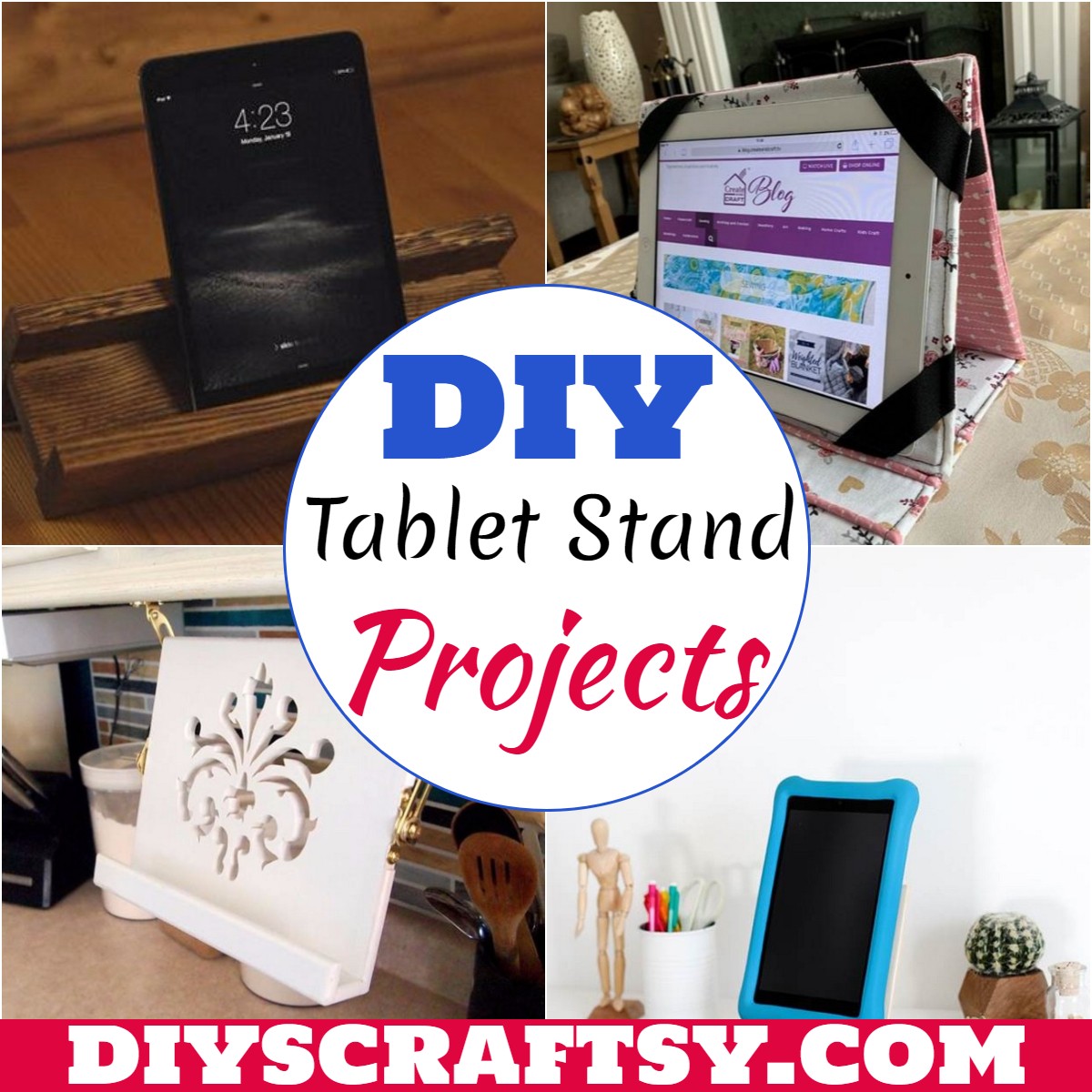 23 Creative DIY Tablet Stand Projects DIYsCraftsy