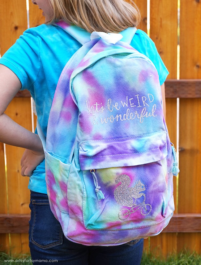 DIY Tie-dye Backpack