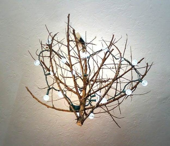 DIY Tumble Chandelier
